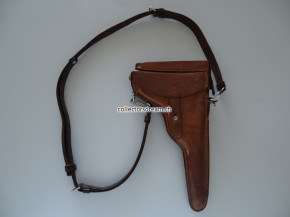 Lederetui zu Schweizer Ordonnanz Parabellum Model 1900 und 1906 gefertigt 1919