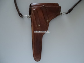 Lederetui zu Schweizer Ordonnanz Parabellum Model 1900 und 1906 gefertigt 1919