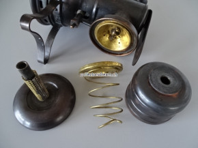 Motorrad Acetylenlampe Schweizer Armee, Model 1906