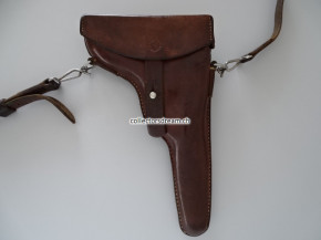 Lederetui zu Schweizer Ordonnanz Parabellum Model 1900 und 1906 gefertigt 1916