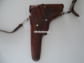 Lederetui zu Schweizer Ordonnanz Parabellum Model 1900 und 1906 gefertigt 1916