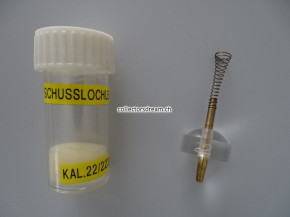 Schussloch Lehre für .22lr / 223 (5,56mm) mit Lupenvergrösserung
