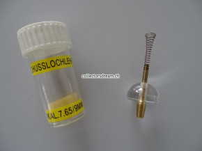 Schussloch Lehre für 7,65mm / 9mm mit Lupenvergrösserung