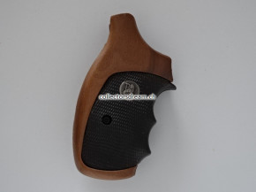 Hartgummi-Nussbaumholz Griffschalen zu Taurus Model 85