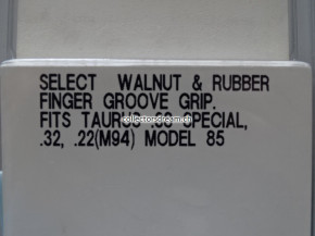 Hartgummi-Nussbaumholz Griffschalen zu Taurus Model 85