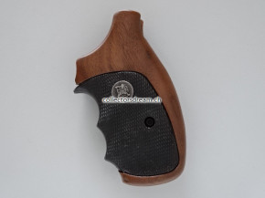 Hartgummi-Nussbaumholz Griffschalen American Legend Serie zu Smith & Wesson J-Rahmen Round Butt Model 36 & 60 etc.