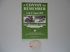 3rd Convoy to Remember 2004 Programm Heft inklusive Metallplakette