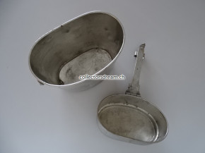 Gamelle Einzelkochgeschirr Infanterie Model 1882 Schweizer Armee