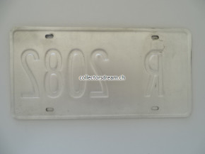 Originales Auto Nummern Schild von St. Maarten