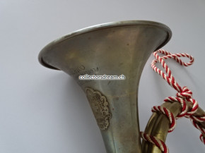 Gotthard Posthorn Model 1831 mit rot-weisser Kordel