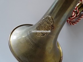 Gotthard Posthorn Model 1831 mit rot-weisser Kordel