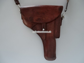 Leder Etui zu Ordonnanz Pistole SIG A49 (P-210) gefertigt 1953
