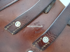 Leder Etui zu Ordonnanz Pistole SIG A49 (P-210) gefertigt 1950