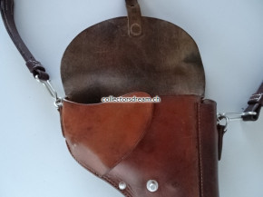 Leder Etui zu Ordonnanz Pistole SIG A49 (P-210) gefertigt 1950