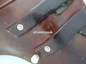 Leder Etui zu Ordonnanz Pistole SIG A49 (P-210) gefertigt 1950