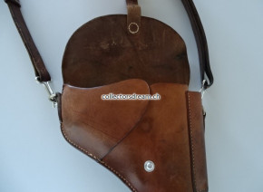 Leder Etui zu Ordonnanz Pistole SIG A49 (P-210) gefertigt 1950