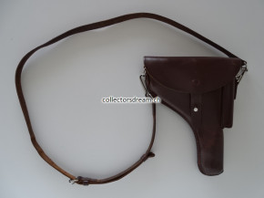 Leder Etui zu Pistole SIG P-210 & A49 gefertigt 1960