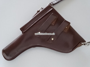 Leder Etui zu Pistole SIG P-210 & A49 gefertigt 1960
