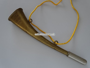 SBB - CFF Signalhorn aus Messing datiert 1956