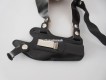 Kombi Schulterholster aus schwarzem Leder zu Colt Gov. / FN-HP, SIG 210
