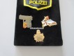 Polizei Pin Set, 3 x Pins, 1 x Stoffabzeichen, Kapo Bern