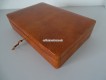 Leder Luxus Koffer/Schatulle zu Pistole FN Browning High Power (HP35)