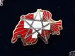 H.R. Giger Pin Set " Untertunnelung der Schweiz " aus dem Jahr 1993. Limitierte Auflage