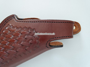 Lederholster zu Revolver Smith & Wesson K/L-Rahmen, Lauflänge 6"