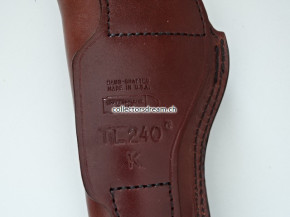 Lederholster zu Revolver Smith & Wesson K/L-Rahmen, Lauflänge 6"