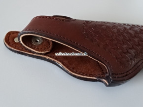 Lederholster zu Revolver Smith & Wesson K/L-Rahmen, Lauflänge 6"