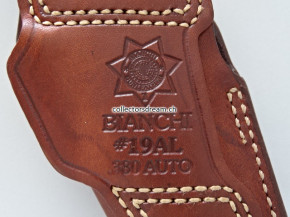 Lederholster Marke Bianchi California Model 19AL zu Walther PP / PPK