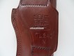 Lederholster zu Revolver Smith & Wesson N-Rahmen, Lauflänge 4", Modelle 27, 28, 29, Linkshänder Holster