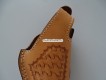 Lederholster zu Revolver Smith & Wesson, K-Rahmen für Model 19/ 66. Lauflänge 2-1/2" bis 3"