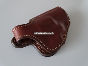 Gurt Lederholster Marke Bianchi California Model 111 Cyclone zu Revolver Colt Detective Special. Lauflänge 2