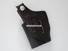 Lederholster zu Revolver Smith & Wesson, K-Rahmen für Model 19 und 66. Lauflänge 2-1/2"