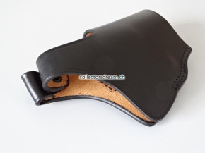 Lederholster zu Revolver Smith & Wesson, K-Rahmen für Model 19 und 66. Lauflänge 2-1/2"