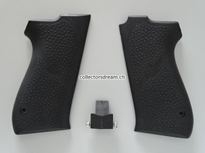 Hartgummi Griffschalen Hogue zu Smith & Wesson 3rd. Generation Model 4500 & 1000 Series