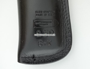 Lederholster zu Revolver Smith & Wesson K/L-Rahmen, Lauflänge 6"