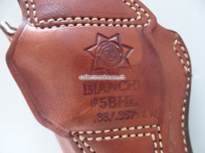 Lederholster Bianchi Calif. zu Smith & Wesson K-Rahmen Model 15,19,66 Lauflänge 2"-2-1/2"