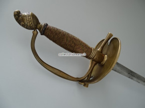 Offiziersdegen um 1820, sog. Helmknaufdegen