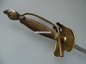Offiziersdegen um 1820, sog. Helmknaufdegen