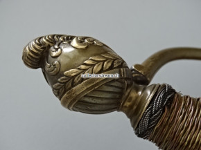Offiziersdegen um 1820, sog. Helmknaufdegen